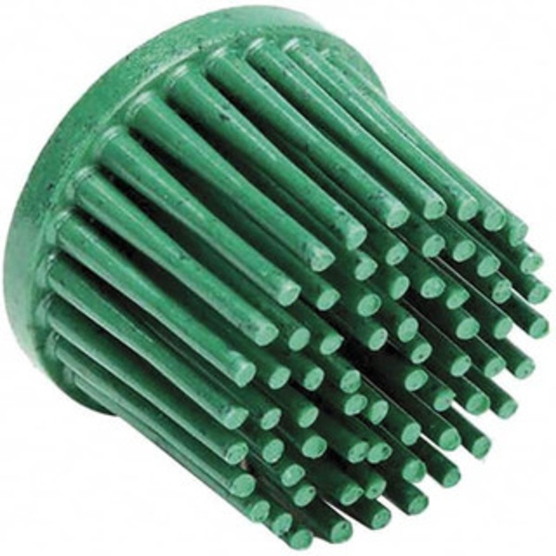 3M 1 50 Grit Ceramic Straight Disc Brush Coarse Grade, Type R Quick Change Connector, 5/8 Trim Length 7000000740 – 00222745