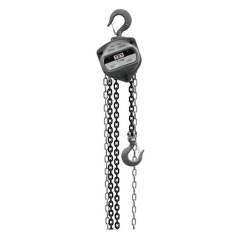 JET S90-100-10, 1-Ton Hand Chain Hoist With 10ft. Lift, 2200 lbs. Capacity – 101910