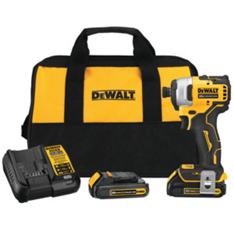 DeWALT 20V Atomic Brushless Compact Impact Driver Kit – DWDCF809C2