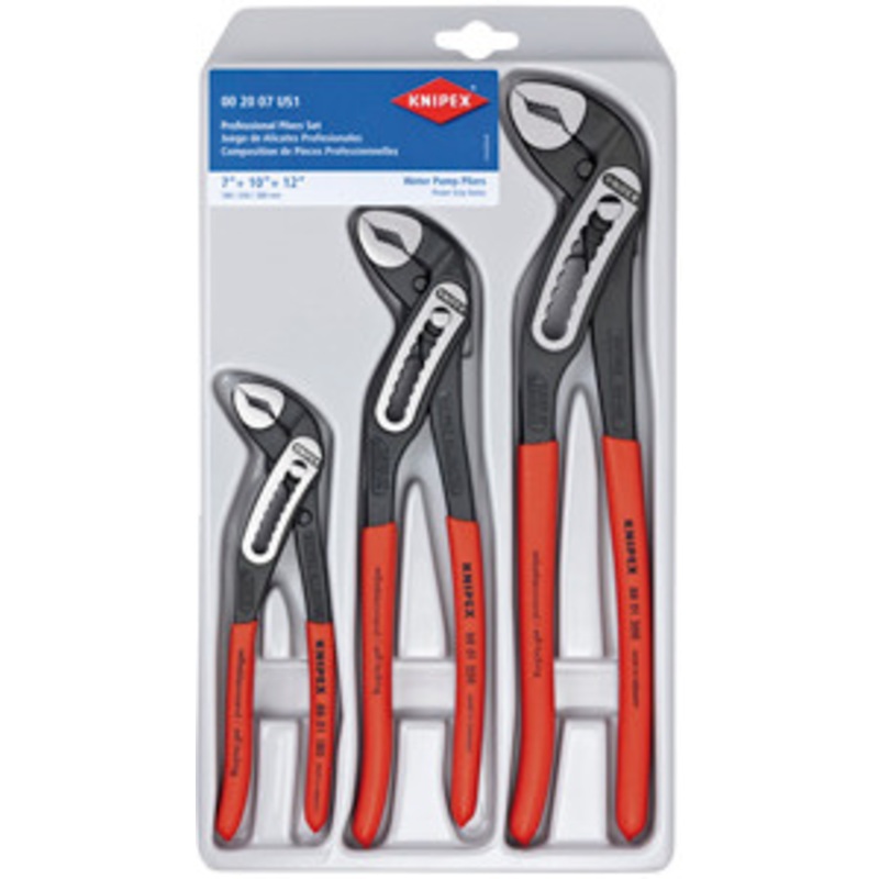 Knipex 3 Piece Alligator Pliers Set 71012 – KX3X88
