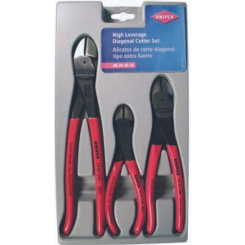 Knipex 3 Piece Hi Lev Diagonal Cutter Set – KX002005S2