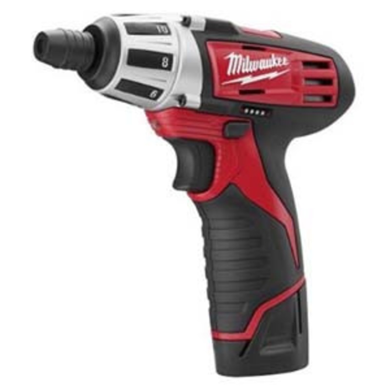 Milwaukee M12 Volt Li-Ion 1/4 Cordless Hex 2 Speed Screwdriver Kit – MWK2401-22