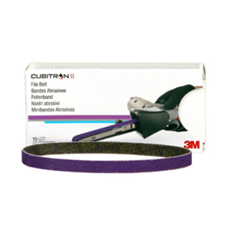 3M 1/2 x 18 Cubitron II 80G Air Sander File Belt 10Pk – MM33446