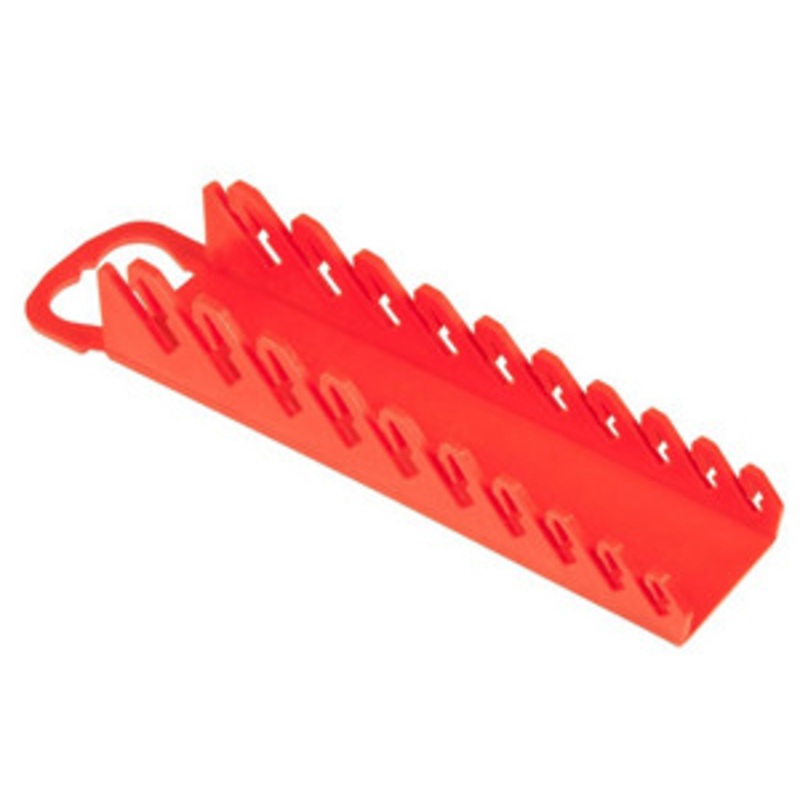 Ernst Manufacturing 11 Slot Gripper Narrow Red Stubby Wrench Holder – ERN5076