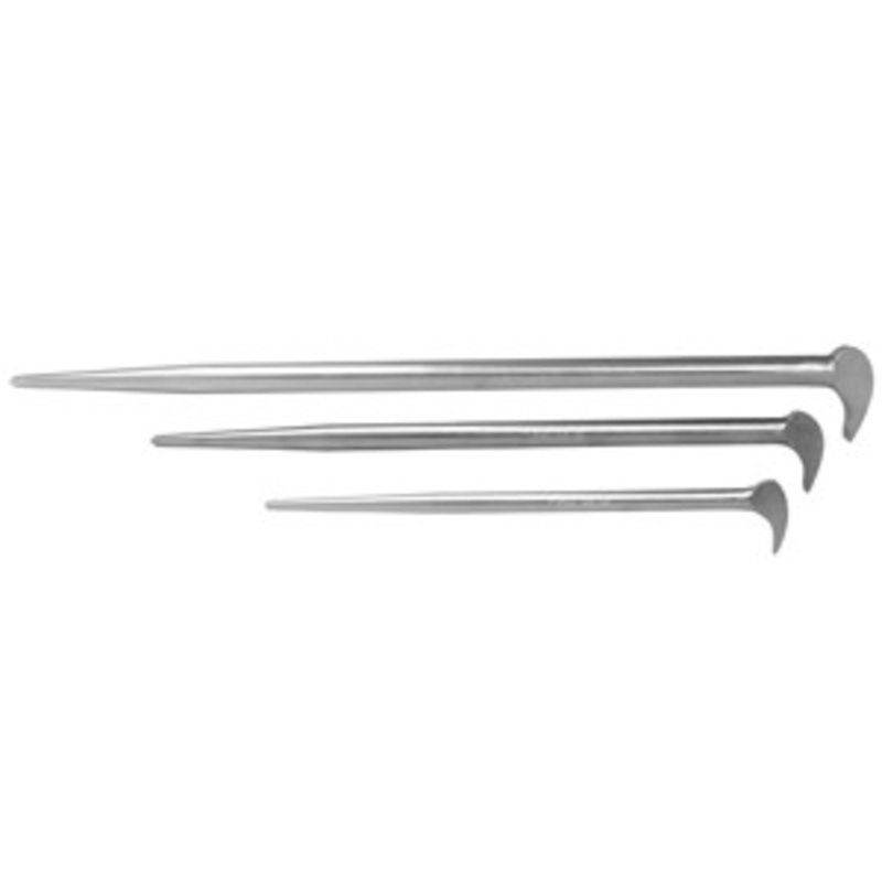 Mayhew 3 pc 12 16 & 21 Plated Rolling Head Pry Bar Set – MH69150TR