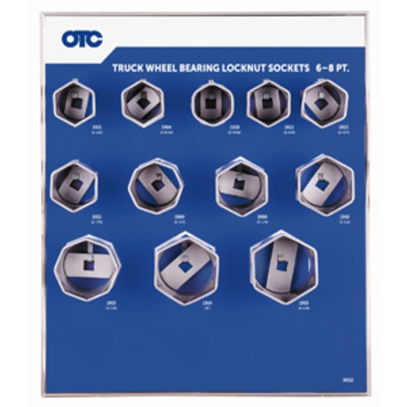 OTC Wheel Bearing Locknut Sockets Display – OT9852