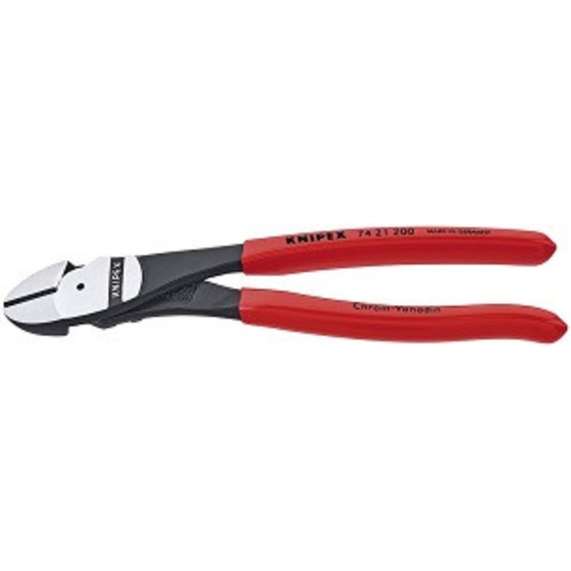 Knipex 8 Hi-Leverage Angled Diagonal Cutters – KX7421200