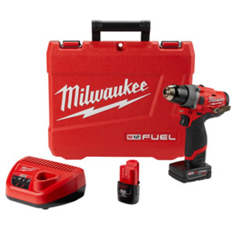 Milwaukee M12 FUEL 1/2 Drill Driver Kit – MWK2503-22