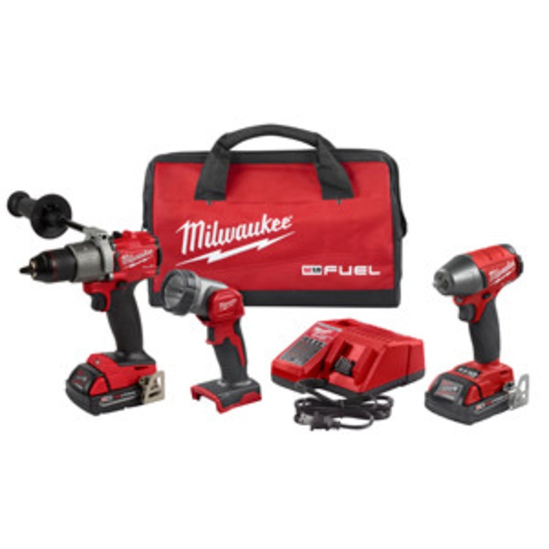 Milwaukee M18 3/8 Impact Drill & Light Combo Kit – MWK2991-23