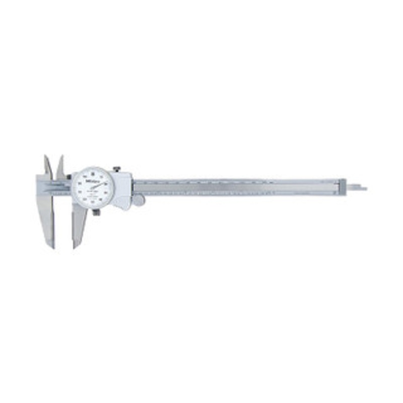 Mitutoyo Dial Caliper Series 505, OD Carbide Tipped Jaws, 0-8 – 505-737