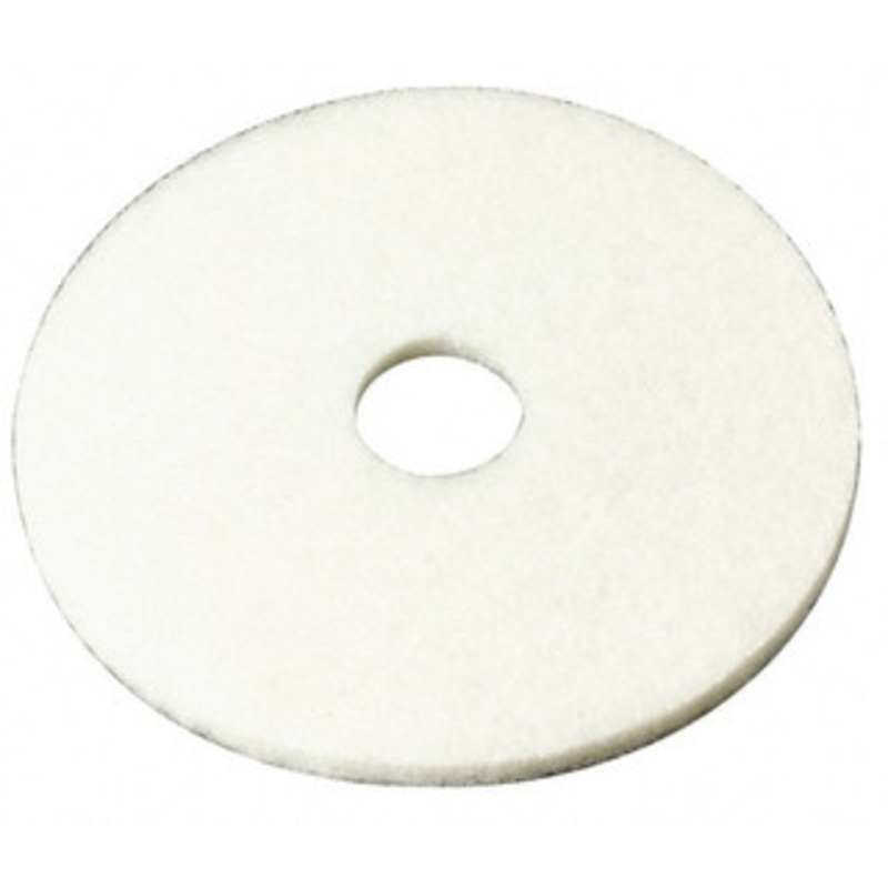 3M 5 Qty 1 Pack Spray Buffing Pad 17 Machine, White Pad, Polyester 7000000664 – 88408836