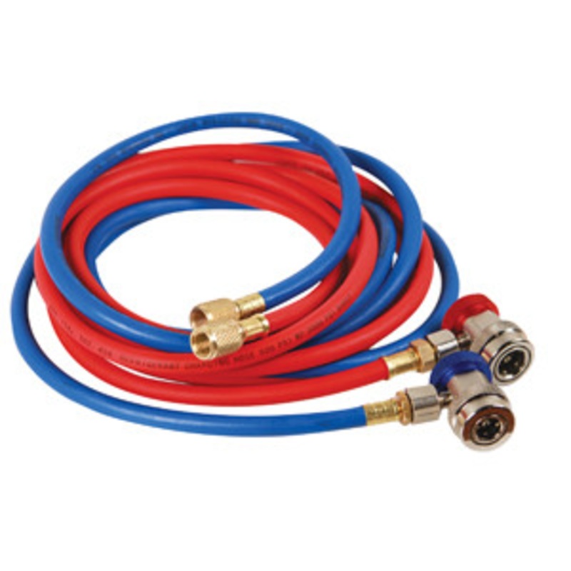 FJC Inc. 10 ft. R134 Hose Set With Manual Coupler – FJ6448