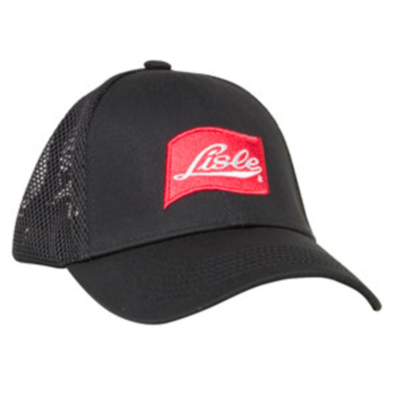 Lisle Mesh Hat Black – LS89100