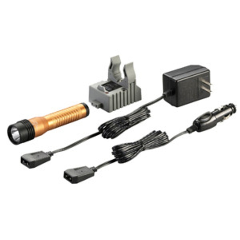 Streamlight Orange Strion HL AC/DC with AC/DC Single Charger 500 Lumen – SG74771
