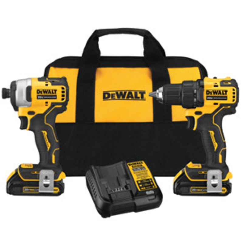 DeWALT 20V Max Drill and Hex Impact Driver Kit – DWDCK278C2
