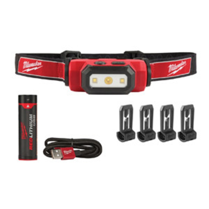 Milwaukee 475 Lumen USB Rechargeable Hard Hat Headlamp – MWK2111-21