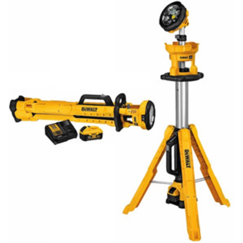 DeWALT  20V MAX Compact Tripod Light Kit – DWDCL079R1