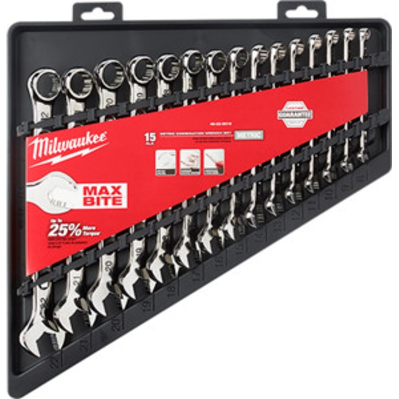 Milwaukee 15Pc Metric Combination Wrench Set – MWK48-22-9515