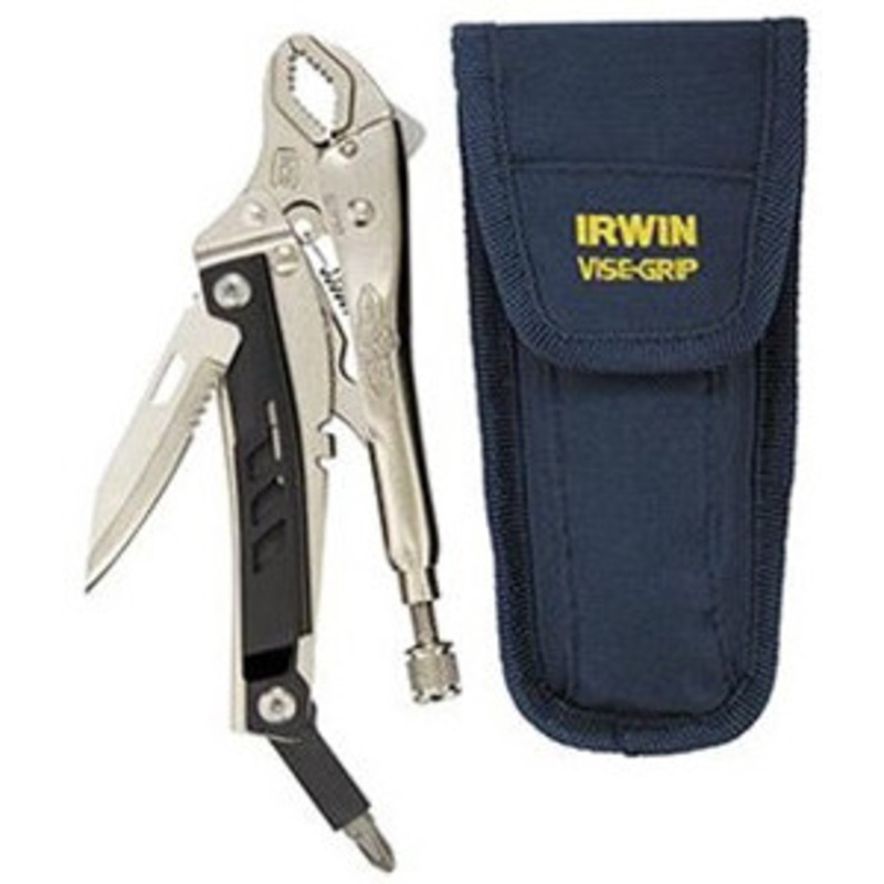 IRWIN 5CR Multi Locking Pliers with Knife and Driver – VG1923492