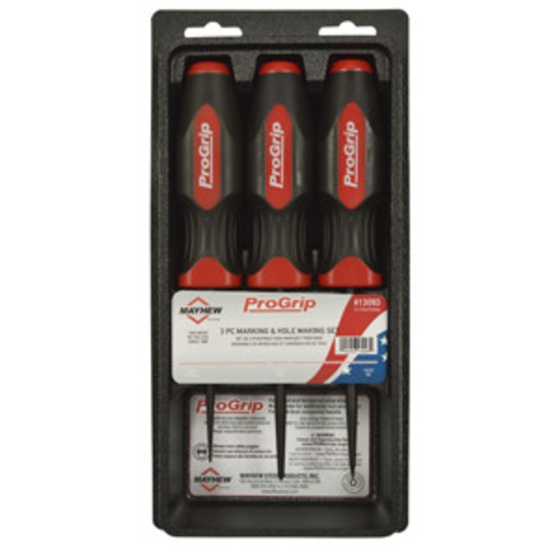Mayhew 3 Piece Progrip Marking & Hole Making Set – MH13093