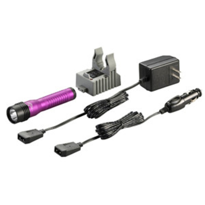 Streamlight Purple Strion HL AC/DC with AC/DC Single Charger 500 Lumen – SG74773