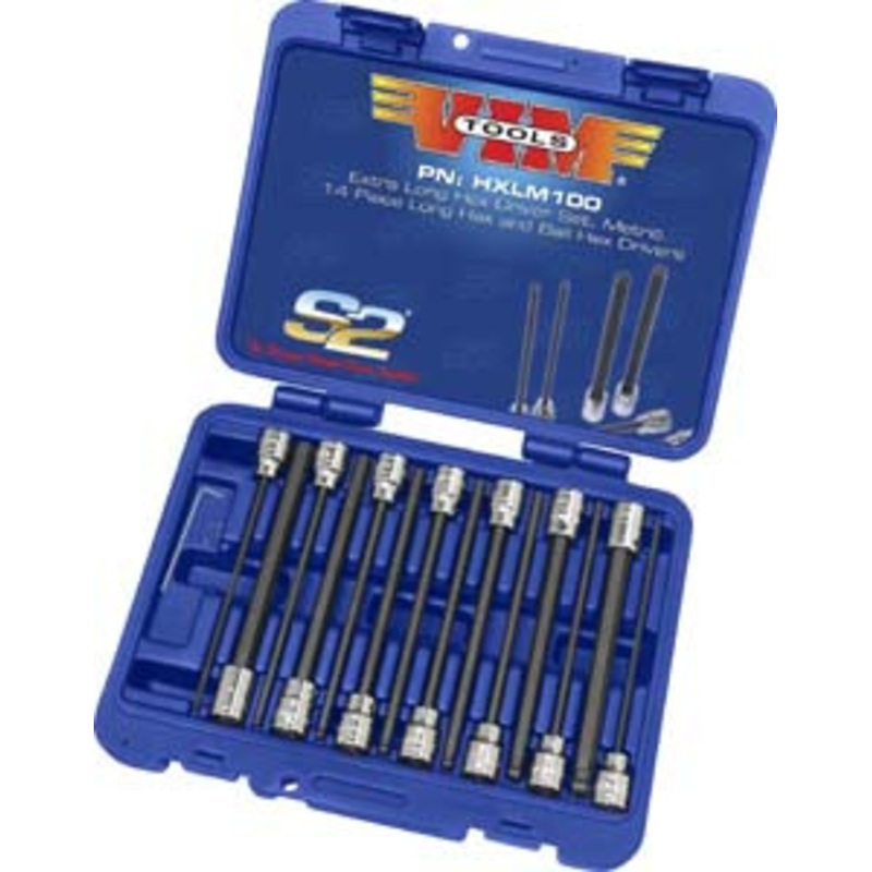 VIM Tools 14 Pc Metric Long Hex Driver Set – VMHXLM100