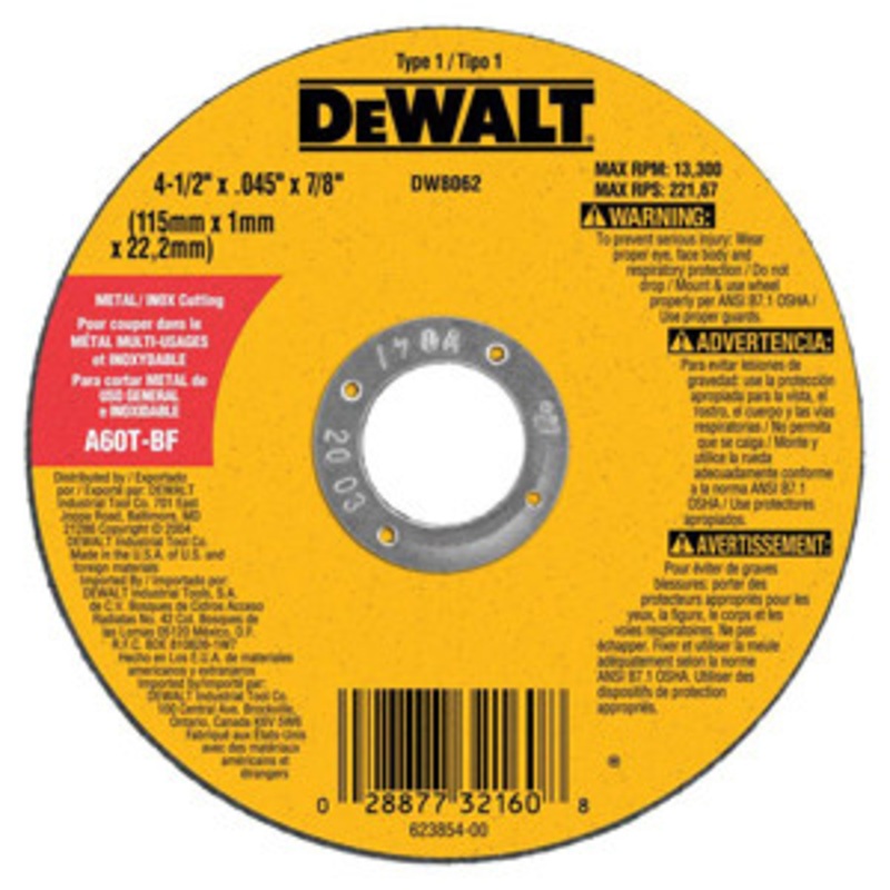 DeWALT 5 Pack of Grinding Wheels – DW8062B5