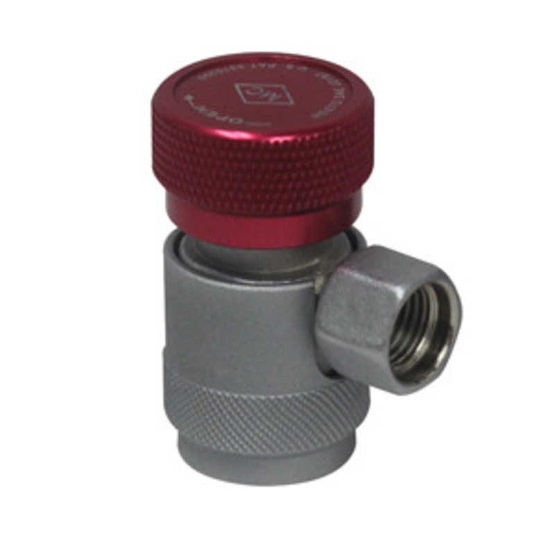Mastercool High Side Manual R134a Safety Lock Coupler 14 mm-F x 13 mm – ML82834-SL