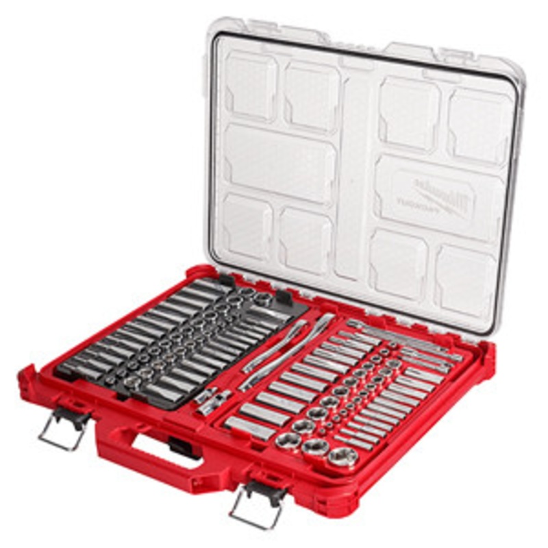 Milwaukee Packout 106 Piece SAE and Metric 1/4 & 3/8 Drive – MWK48-22-9486
