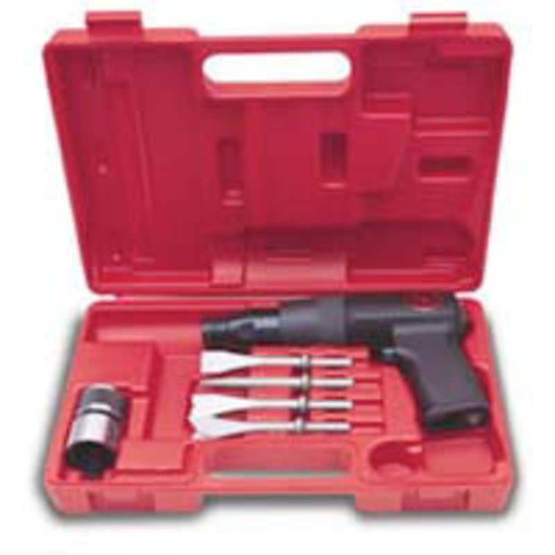 Chicago Pneumatic Low Vibration Air Hammer Kit with Chisels – CP7110K