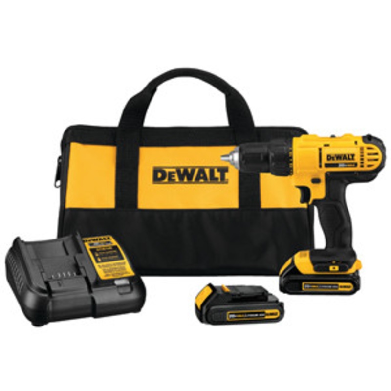 DeWALT 20V MAX Compact Drill Driver Kit – DWDCD771C2