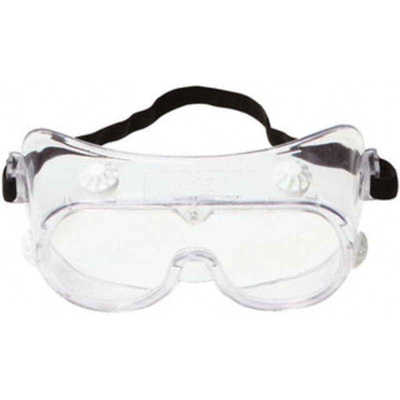 3M Size Universal Clear Anti-Fog & Scratch Resistant Safety Goggles Indirect Vent Clear Frame, Over The Glass 7000002378 – 73409450