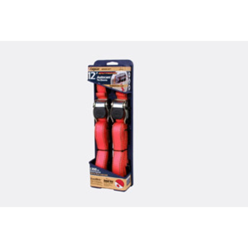 CargoLoc Cambuckle Tie Down Set 1 x 12 ft x 1200 lbs J-Hooks – CK84031