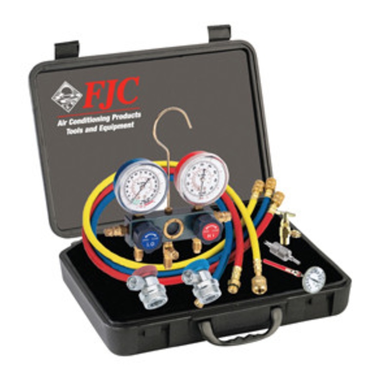 FJC Inc. R134a Aluminum Manifold Promo Kit – FJ6785