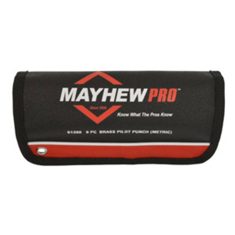 Mayhew 9 Piece Brass Pilot Punch Metric Set – MH61388