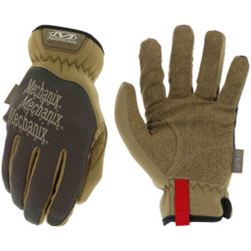 Mechanix Wear FastFit Work Gloves, Brown, Small – MFF-07-008