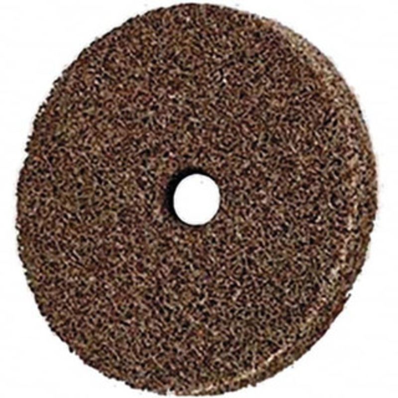 3M 2 Diam, 1/8 Face Width, 3/16 Center Hole, Medium Grade, Aluminum Oxide Deburring Wheel Unitized, Hard Density 6 Grade, 22,100 RPM 7000000705 – 01175017