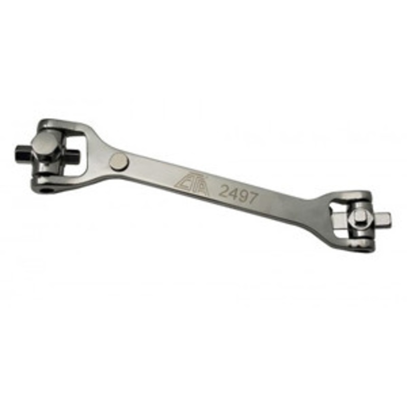 CTA Manufacturing Corp. 8-1 Drain Plug Wrench – Square & Hex Male – CM2497K