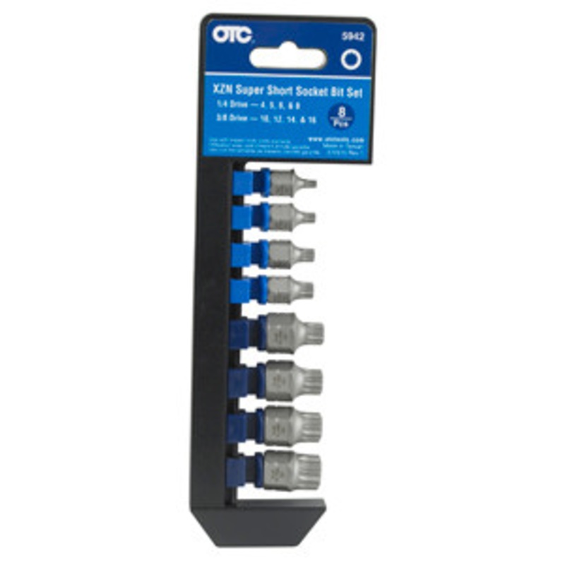 OTC 8 Pc XZN Super Short Socket Bit Set – OT5942