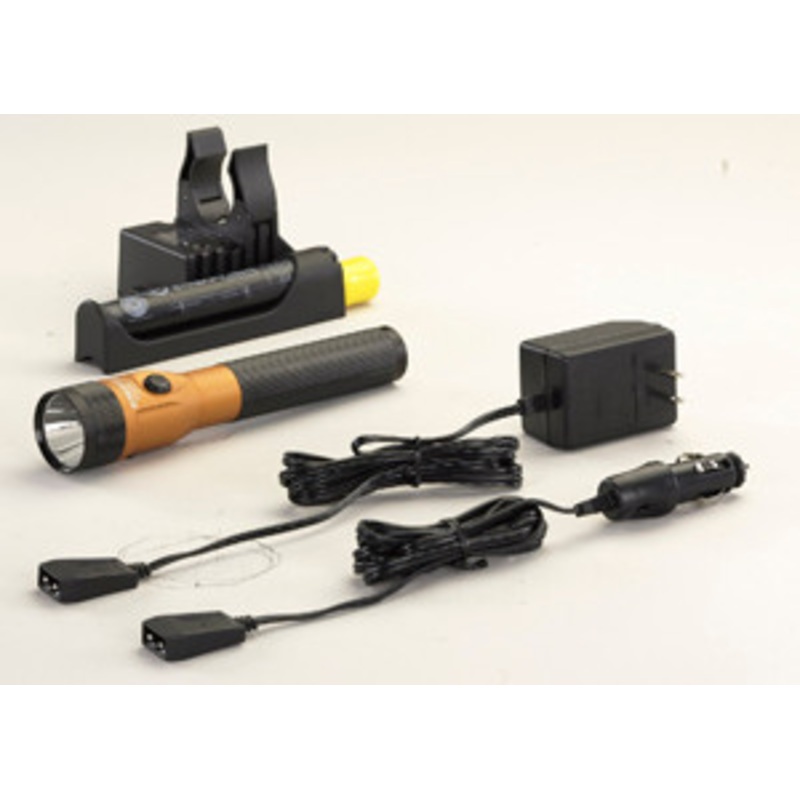 Streamlight Orange DS LED Piggyback Stinger AC/DC Kit – SG75645