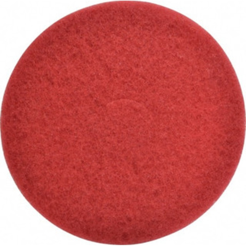 3M Spray Buffing Pad 14 Machine, Red Pad, Polyester 7000000678 – 01037464