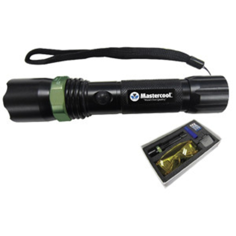 Mastercool Dual Power UV Rechargeable LED Flashlight – ML53518-UV