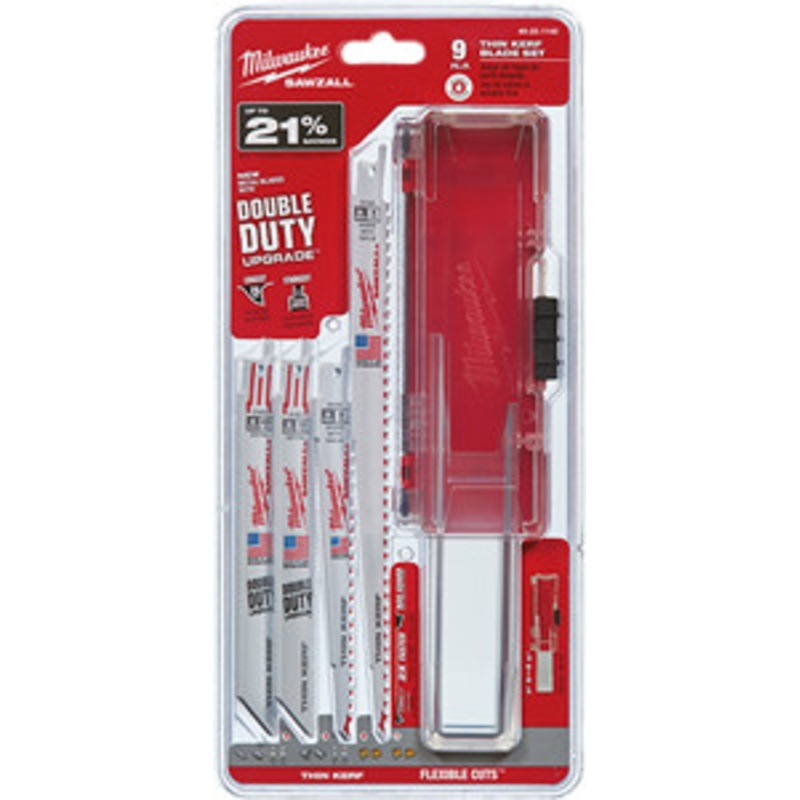 Milwaukee 9 Piece General Purpose Sawsall Blade Kit – MWK49-22-1145