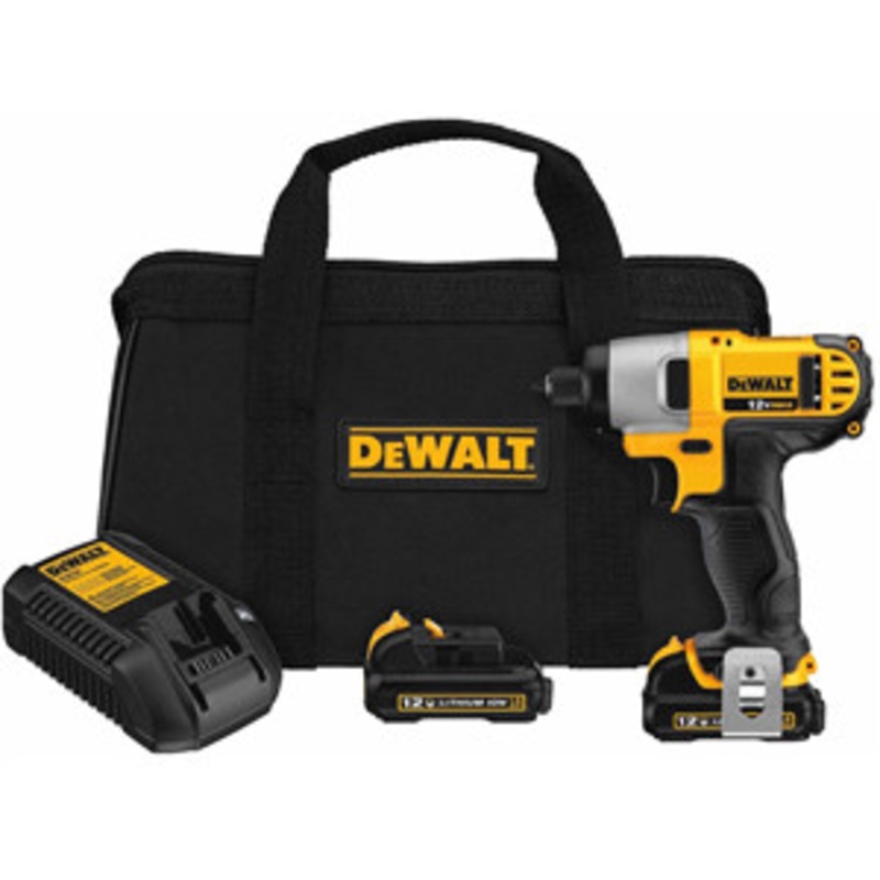 DeWALT 12V Lithium Ion Impact Driver Kit – DWDCF815S2
