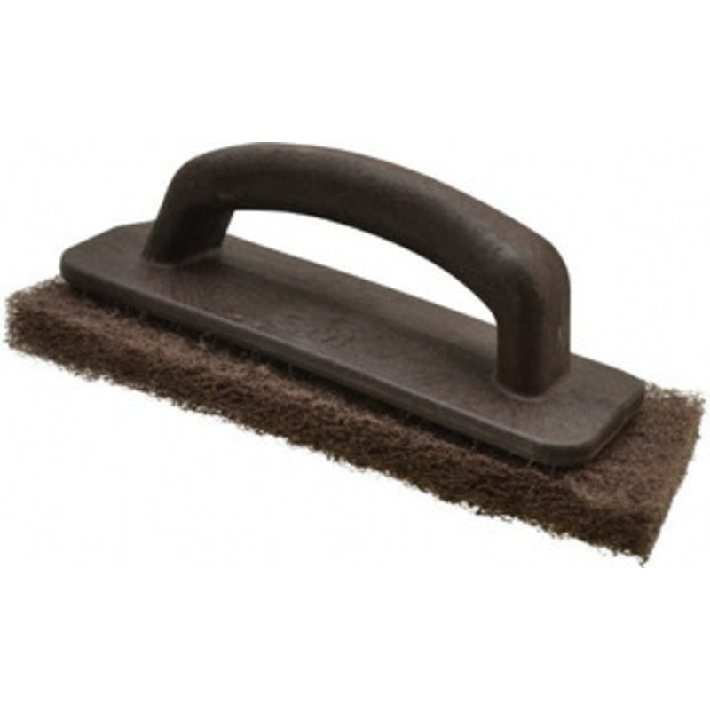 3M 10 Long x 4.63 Wide x 1/2 Thick Hand Block with Cleansing Pad Medium-Duty, Brown 7000002233 – 06684013