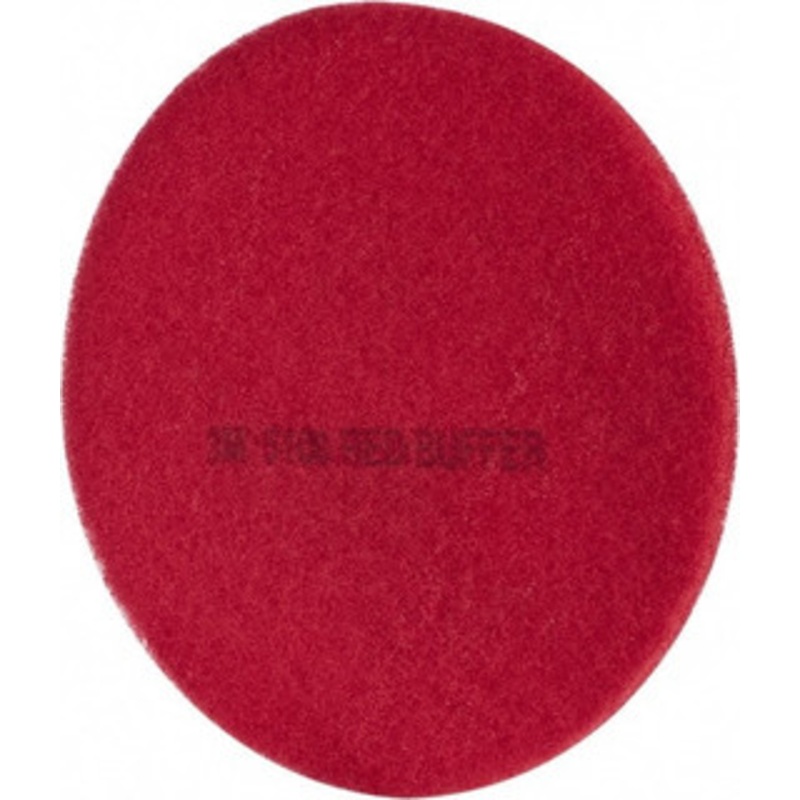 3M Spray Buffing Pad 19 Machine, Red Pad, Polyester 7000000682 – 01037514