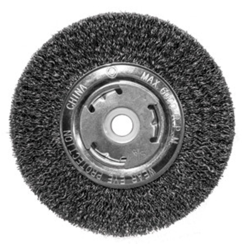 Century Drill & Tool 6 x 1/2/5/8 Coarse Bench Grinder .0118 Wire Wheel Wide – CY76864