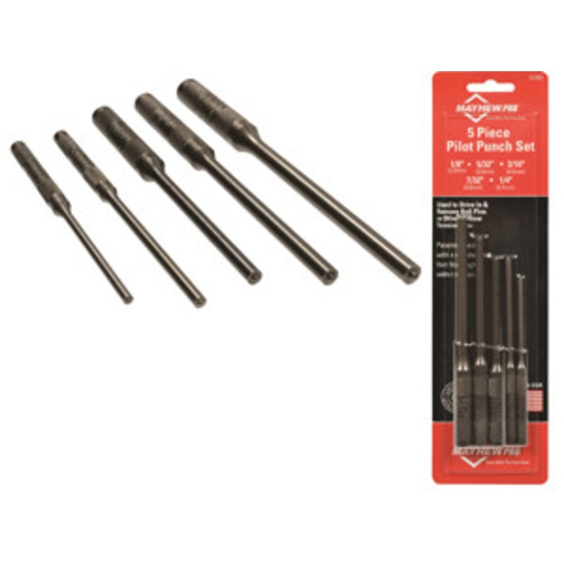 Mayhew 5 Piece Pilot Punch Kit – MH62282