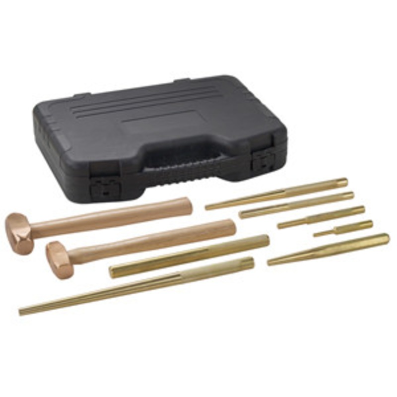 OTC 9 Pc Brass Hammer & Punch Set – OT4629