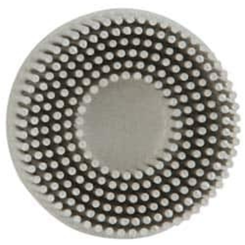 3M 2 120 Grit Ceramic Tapered Disc Brush Fine Grade, Type R Quick Change Connector, 5/8 Trim Length 7000000744 – 00222711